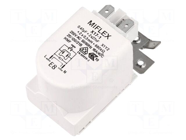 MIFLEX SOLUTIONS Filter: anti-interference | 250VAC