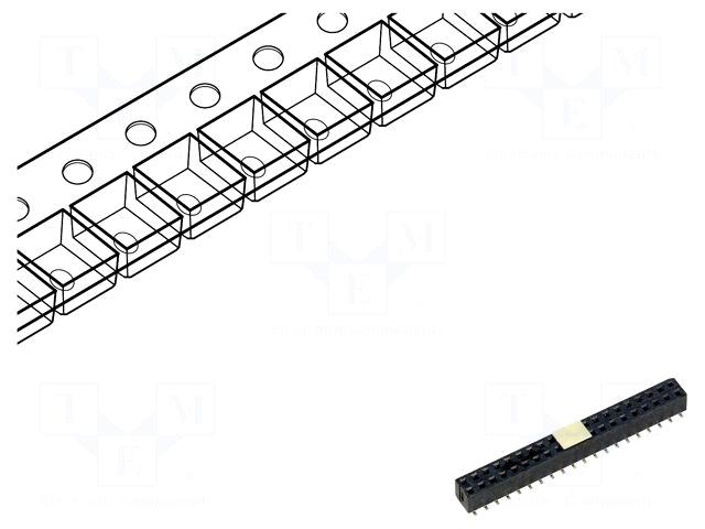 MOLEX Connector: PCB-cable/PCB | socket |