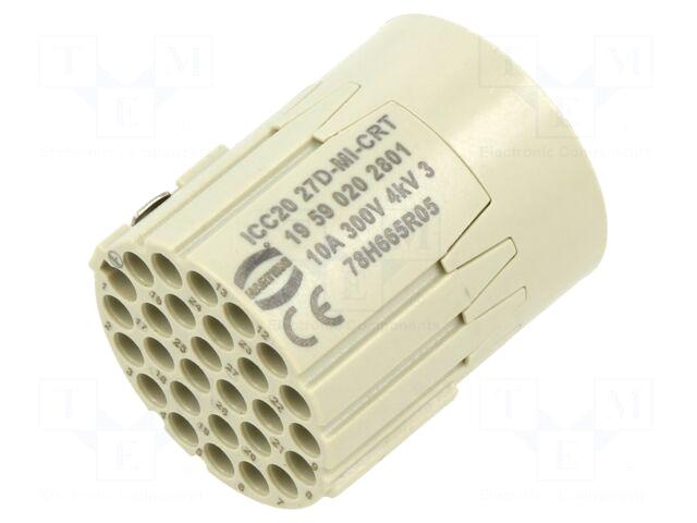HARTING Connector: circular | male |