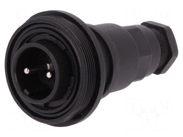 BULGIN Connector: circular | plug |