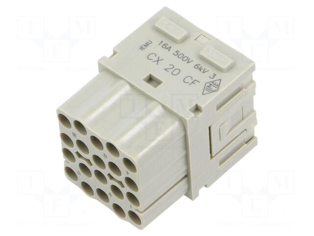 ILME Connector: HDC | contact insert