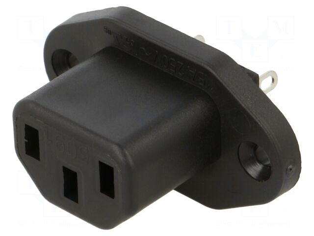 SCHURTER Connector: AC supply | socket