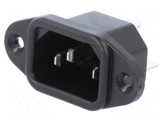SCHURTER Connector: AC supply | socket