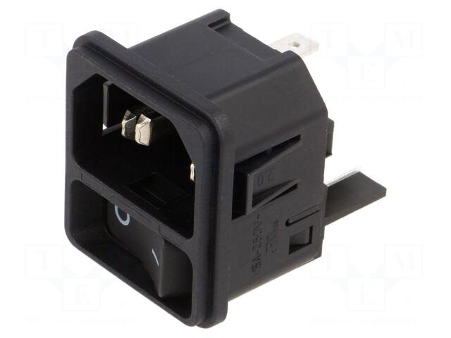 SCHURTER Connector: AC supply | socket
