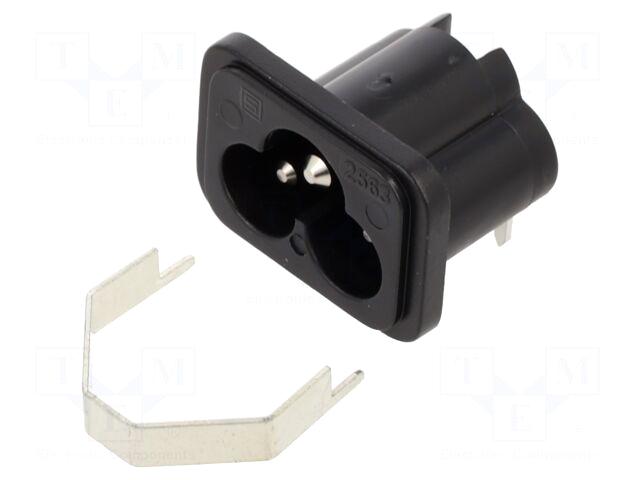 SCHURTER Connector: AC supply | socket