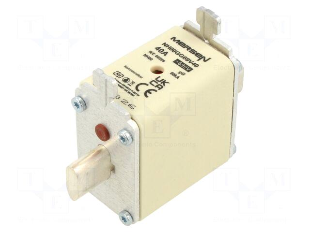 MERSEN Fuse: fuse | ceramic,industrial