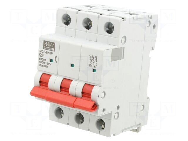 MEAN WELL Circuit breaker | 230/400VAC