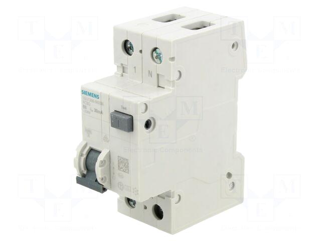 SIEMENS RCBO breaker | Inom: 6A