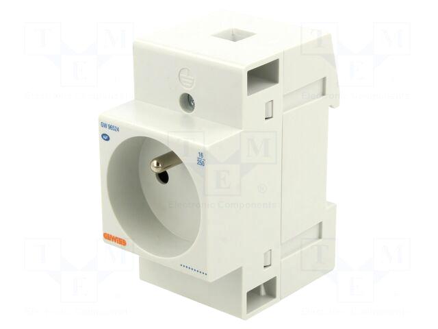 GEWISS E-type socket | 250VAC |