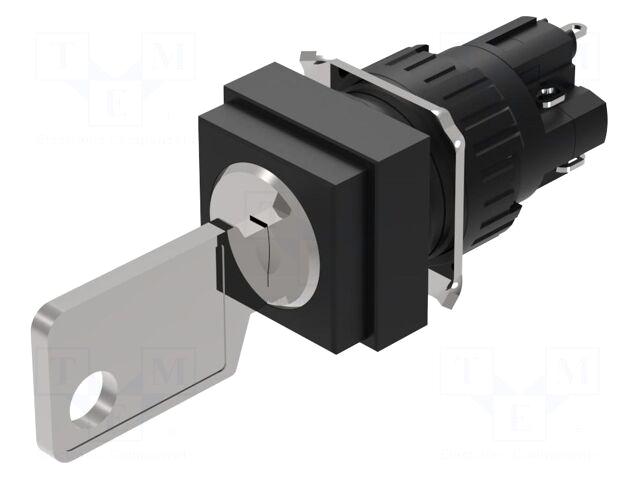 EAO Switch: rotary with key |