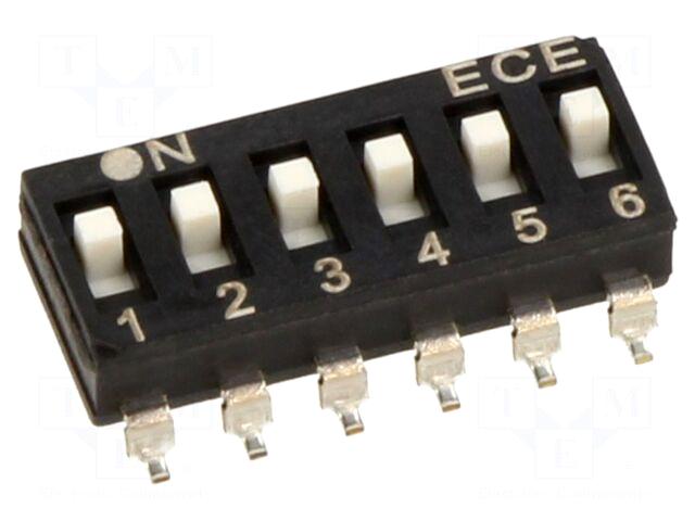 ECE Switch: DIP-SWITCH | Poles number: