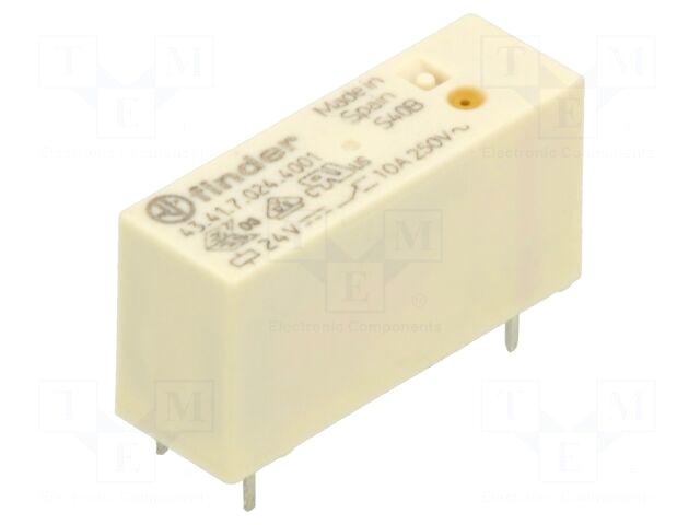 FINDER Relay: electromagnetic | Ucoil: 24VDC