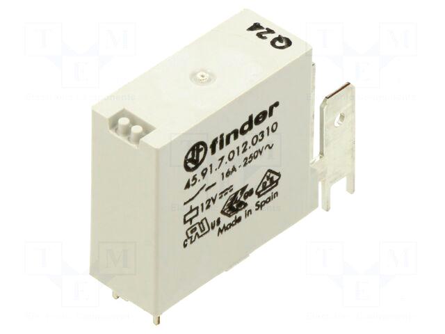 FINDER Relay: electromagnetic | Ucoil: 12VDC