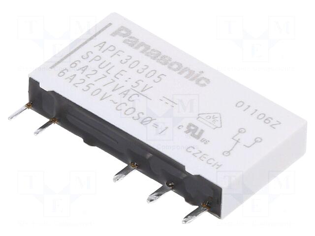 Panasonic Relay: electromagnetic | Ucoil: 5VDC