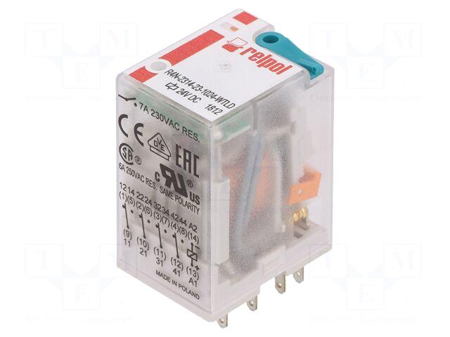 RELPOL Relay: electromagnetic | 4PDT |