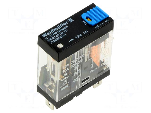 WEIDMÜLLER Relay: electromagnetic | Ucoil: 12VDC