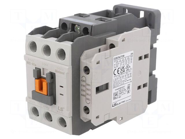 LS ELECTRIC Contactor: 3-pole | NO