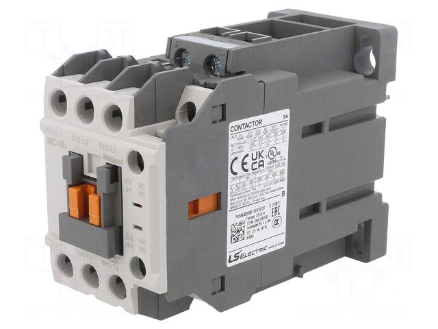 LS ELECTRIC Contactor: 3-pole | NO