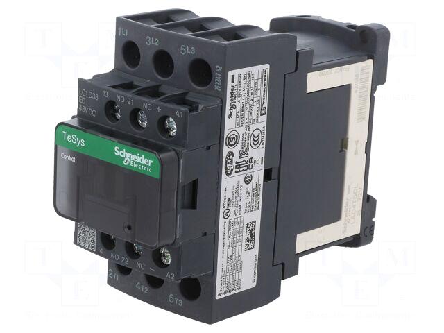 SCHNEIDER ELECTRIC Contactor: 3-pole | NO