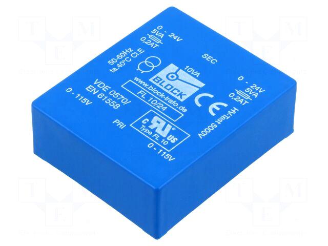 BLOCK Transformer: encapsulated | 10VA |