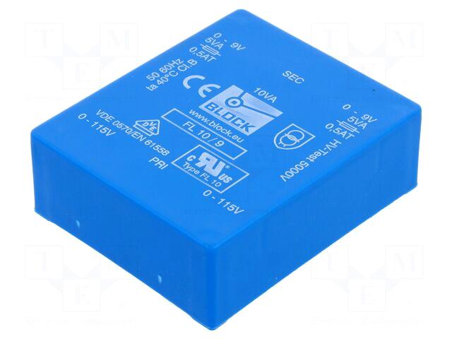 BLOCK Transformer: encapsulated | 10VA |