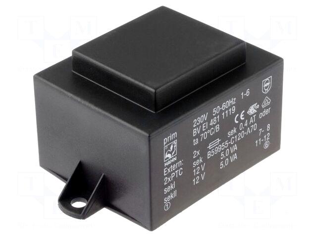 HAHN Transformer: encapsulated | 10VA |