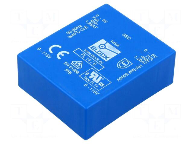 BLOCK Transformer: encapsulated | 14VA |