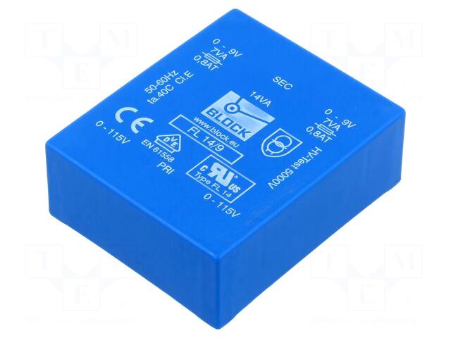 BLOCK Transformer: encapsulated | 14VA |