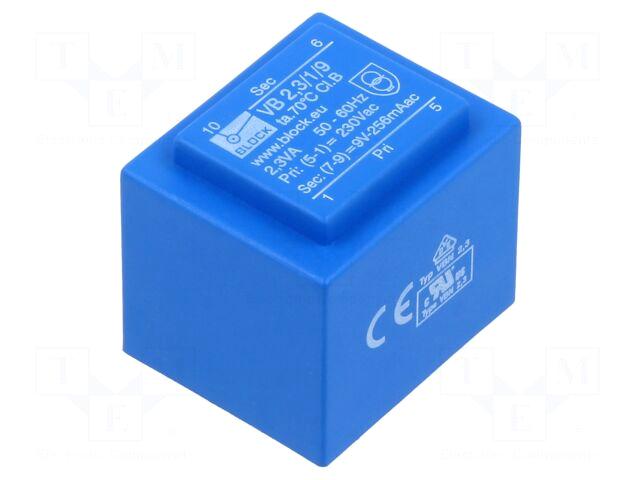 BLOCK Transformer: encapsulated | 2.3VA
