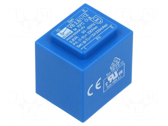 BLOCK Transformer: encapsulated | 2.8VA