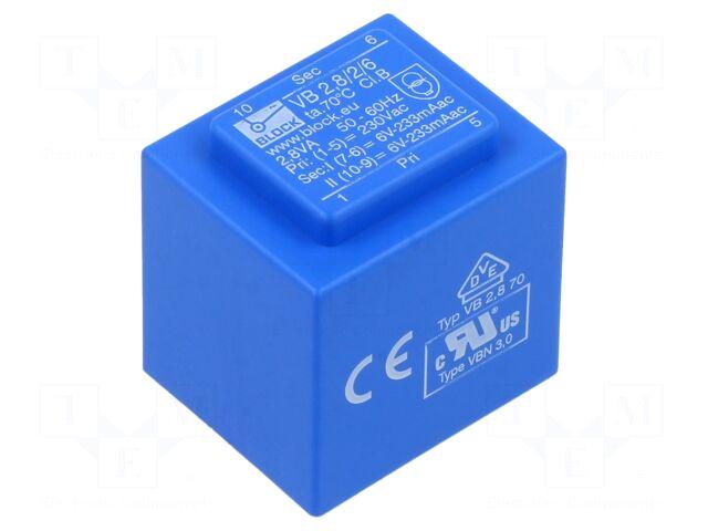 BLOCK Transformer: encapsulated | 2.8VA