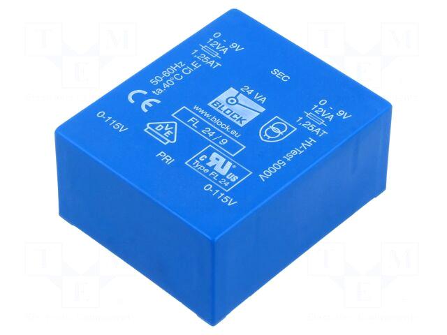 BLOCK Transformer: encapsulated | 24VA |