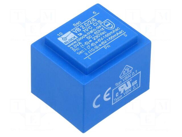BLOCK Transformer: encapsulated | 2VA |
