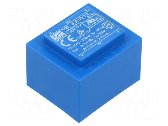 BLOCK Transformer: encapsulated | 3.2VA