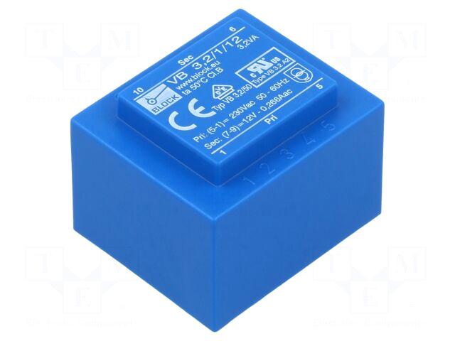 BLOCK Transformer: encapsulated | 3.2VA