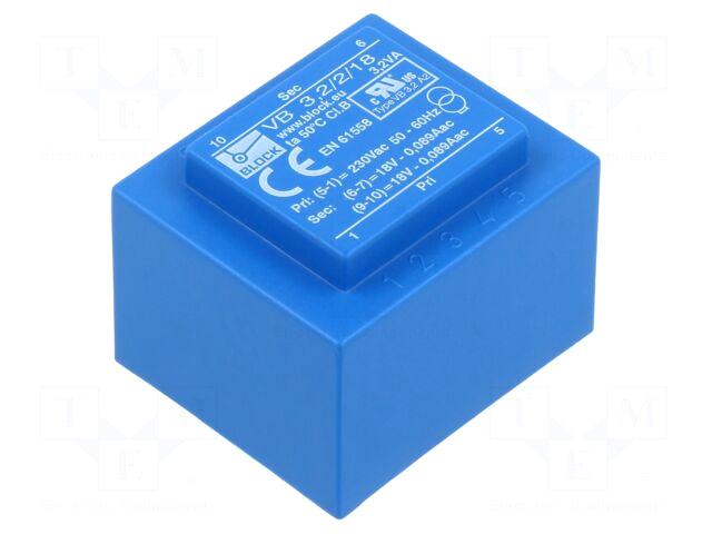 BLOCK Transformer: encapsulated | 3.2VA