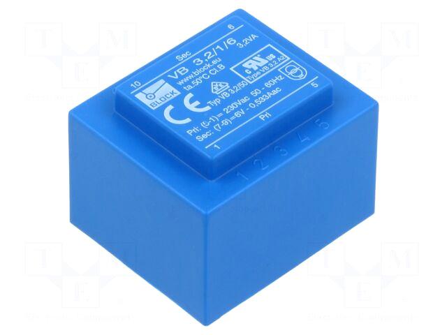 BLOCK Transformer: encapsulated | 3.2VA