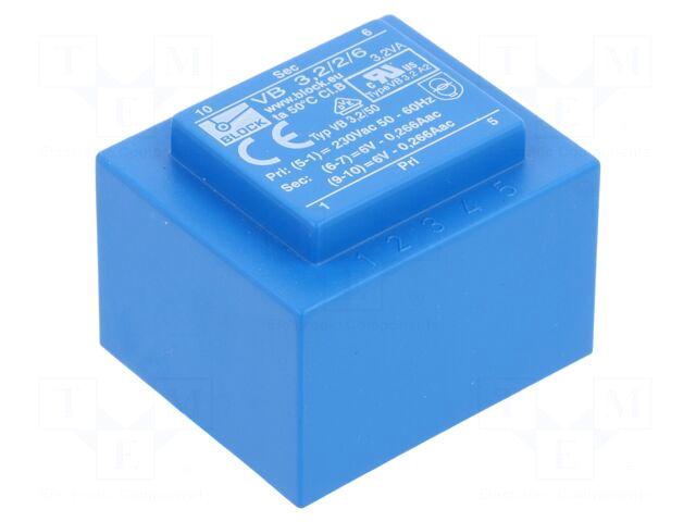 BLOCK Transformer: encapsulated | 3.2VA