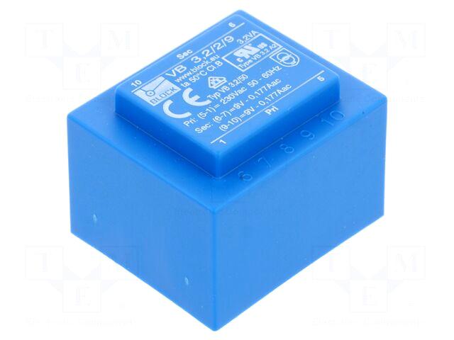 BLOCK Transformer: encapsulated | 3.2VA