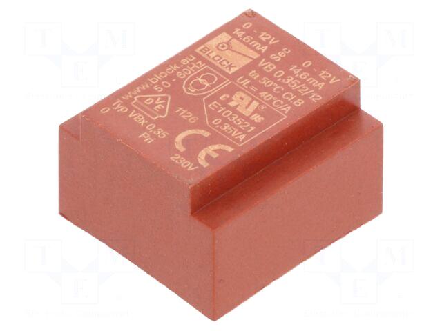 BLOCK Transformer: encapsulated | 350mVA |