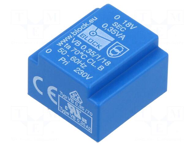 BLOCK Transformer: encapsulated | 350mVA |
