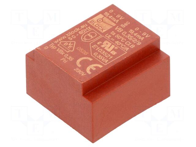 BLOCK Transformer: encapsulated | 350mVA |