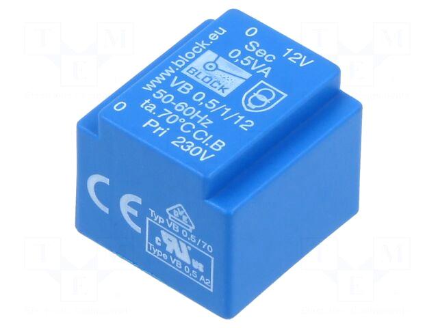 BLOCK Transformer: encapsulated | 500mVA |