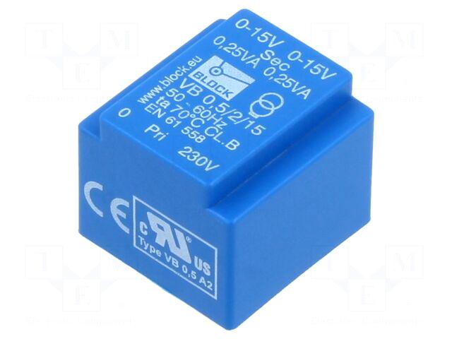 BLOCK Transformer: encapsulated | 500mVA |