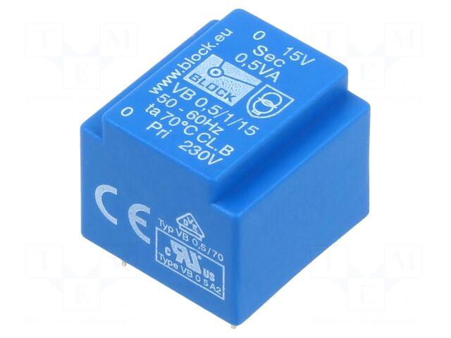 BLOCK Transformer: encapsulated | 500mVA |
