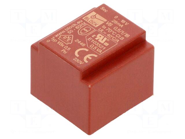 BLOCK Transformer: encapsulated | 500mVA |