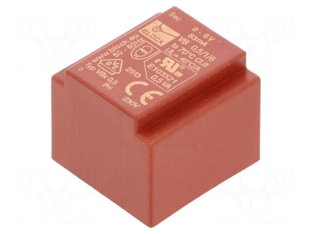 BLOCK Transformer: encapsulated | 500mVA |