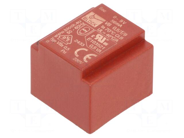 BLOCK Transformer: encapsulated | 500mVA |