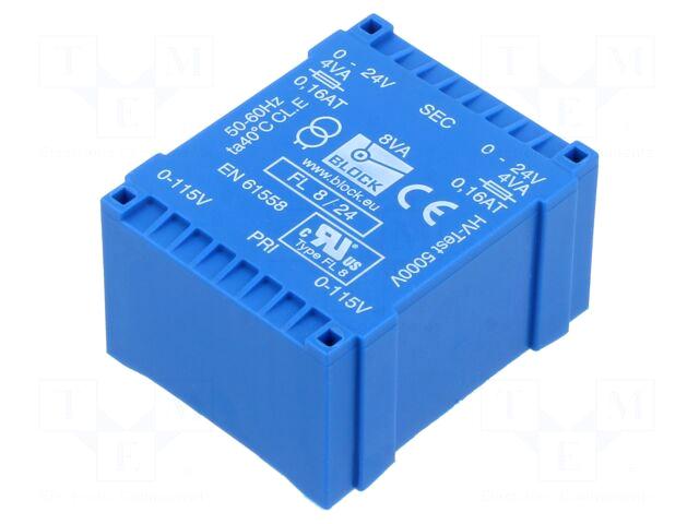 BLOCK Transformer: encapsulated | 8VA |