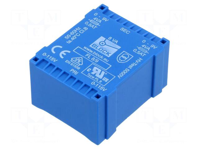 BLOCK Transformer: encapsulated | 8VA |